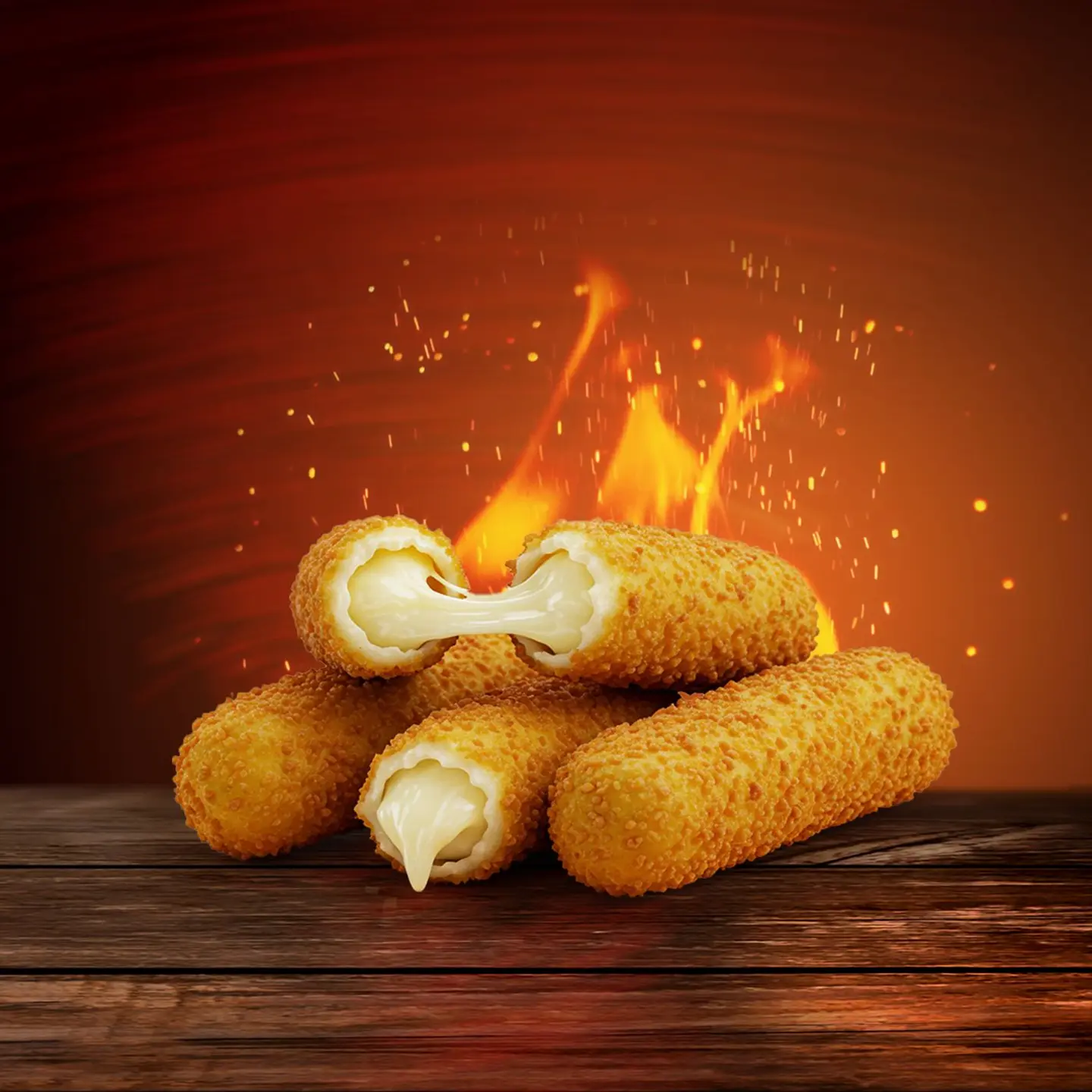 أصابع الموزيريلا