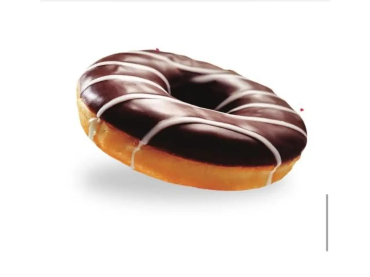 دونات مغطى بالشوكولاتة