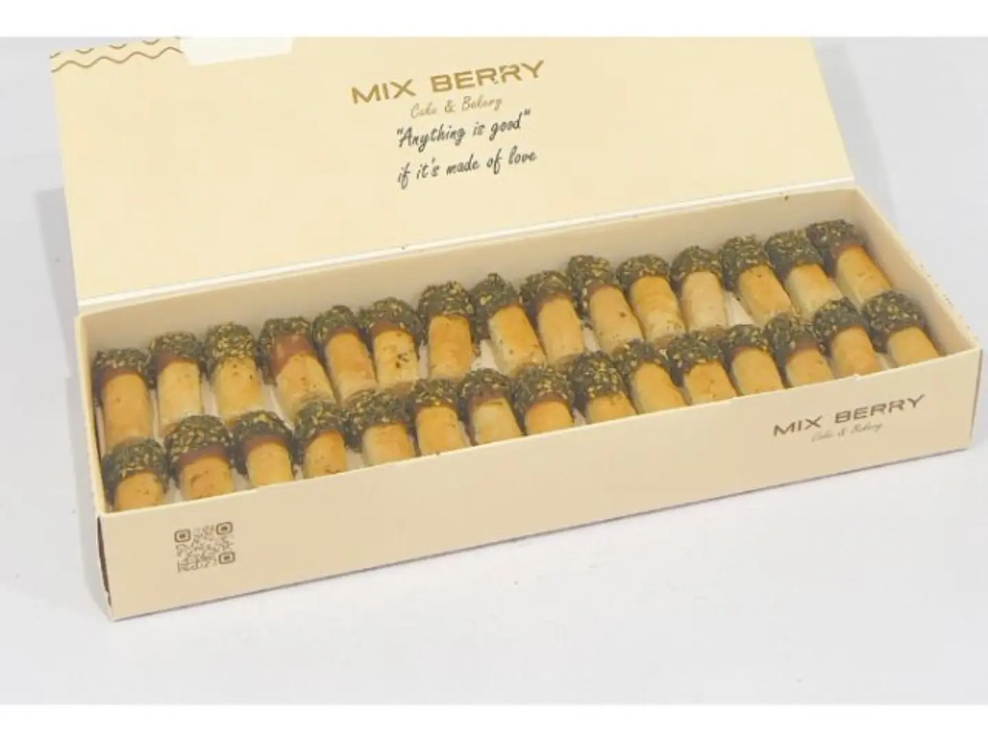 بوكس بقلاوة شيكولاتة زعتر اصابع 250 جرام