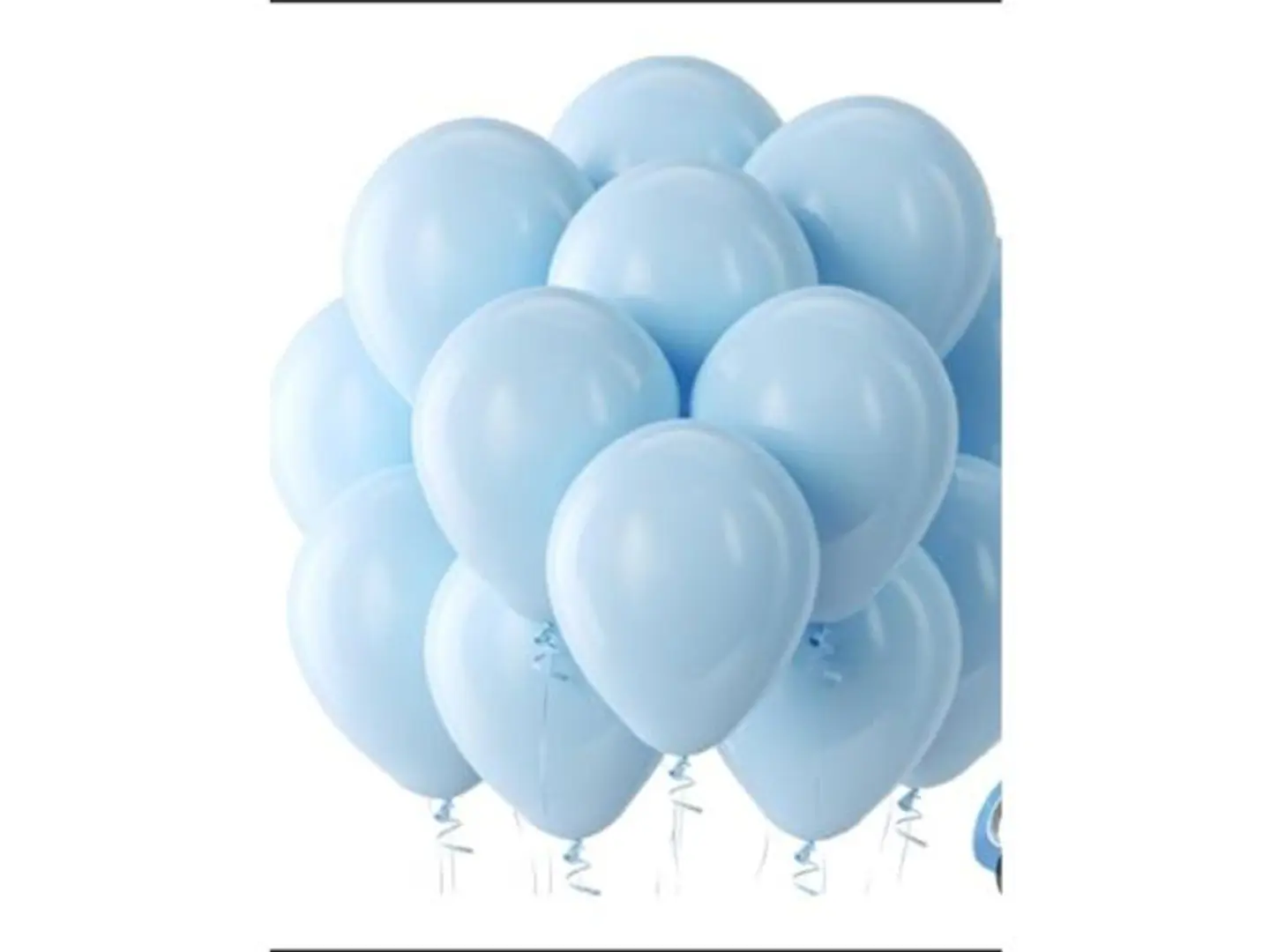 بالون هيليوم سادة بيبي بلو