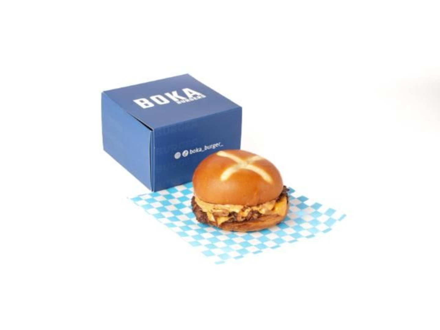 Double Boca Burger Sandwich