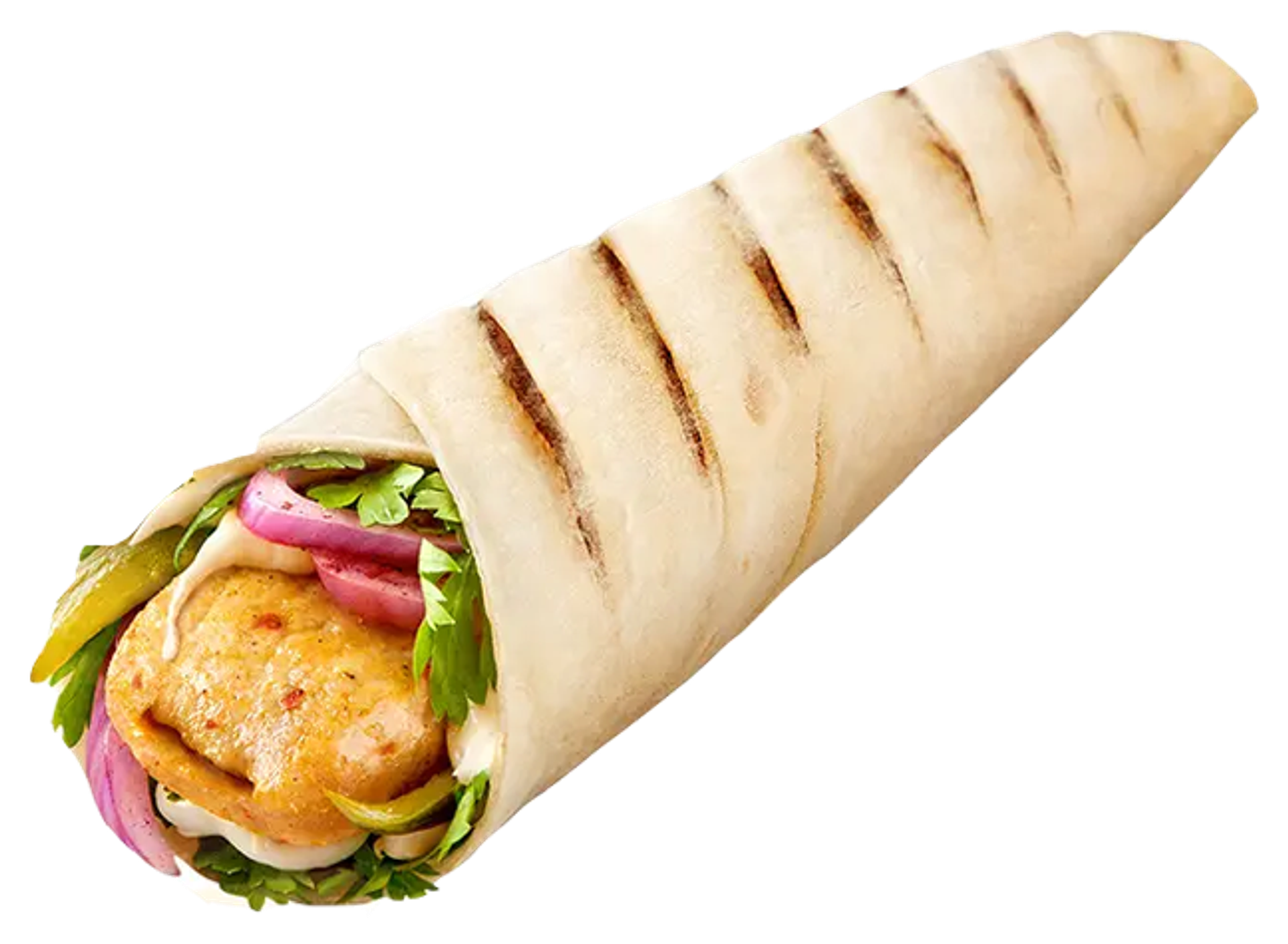 Chicken Skewer Kebab Sandwich