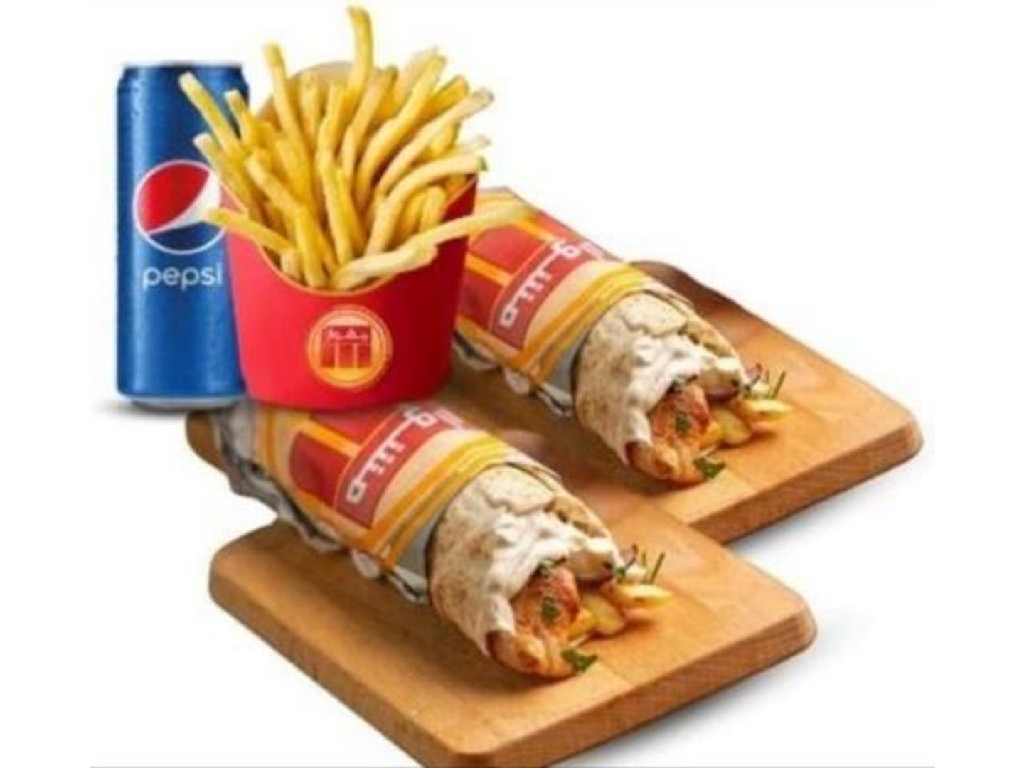 2 Shish Tawook Sandwiches Offer + Fries + Pepsi