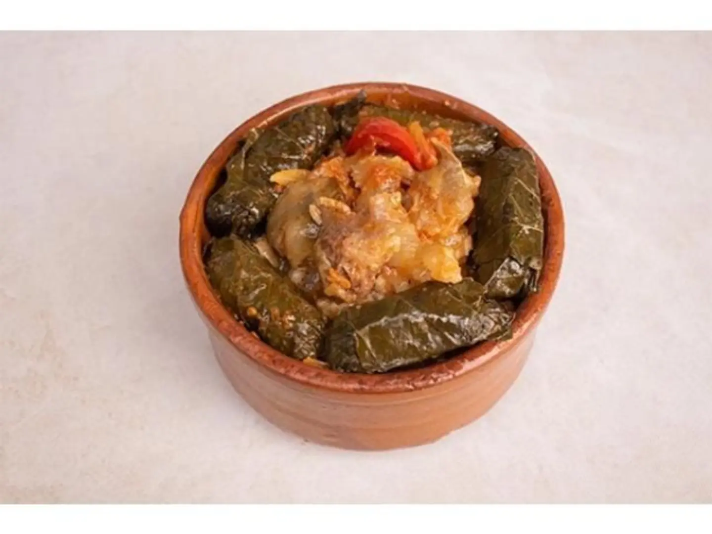 Stuffed Grape Leaves Tagine With Trotters