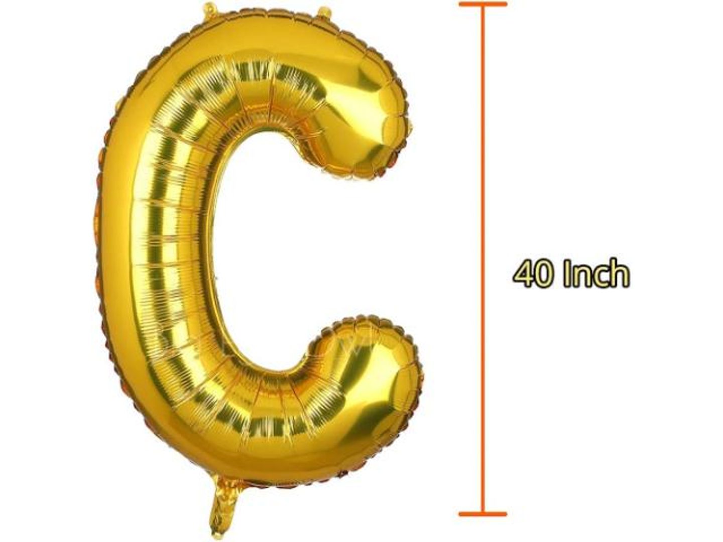 حرف C ذهبي