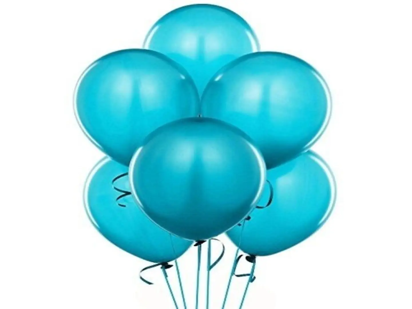 Turquoise Balloons Bouquet