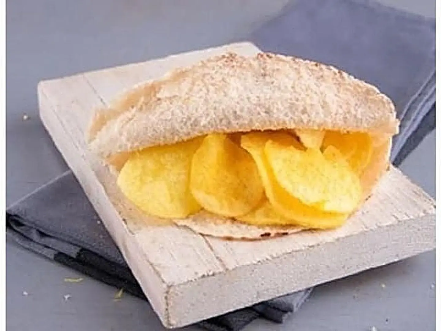 ساندوتش بطاطس شيبسي