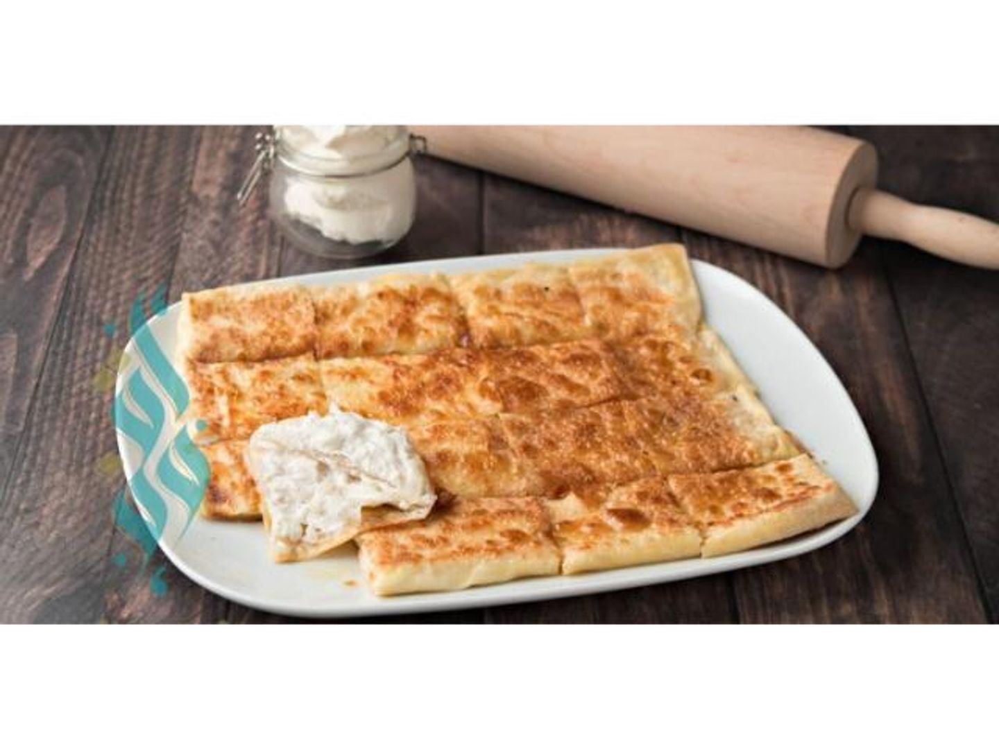 مطبق حلو بالقشطة