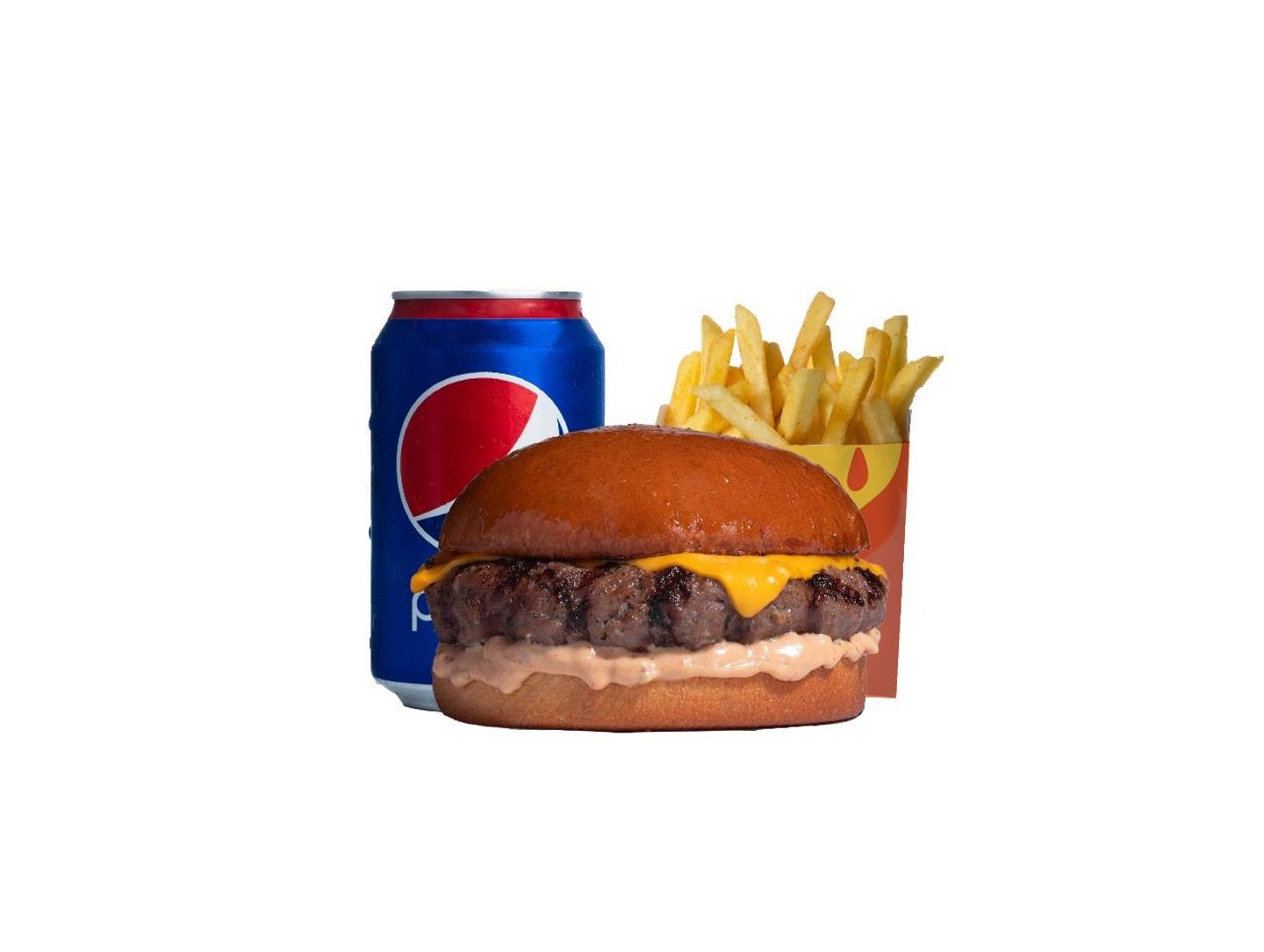 وجبة برجر لحم