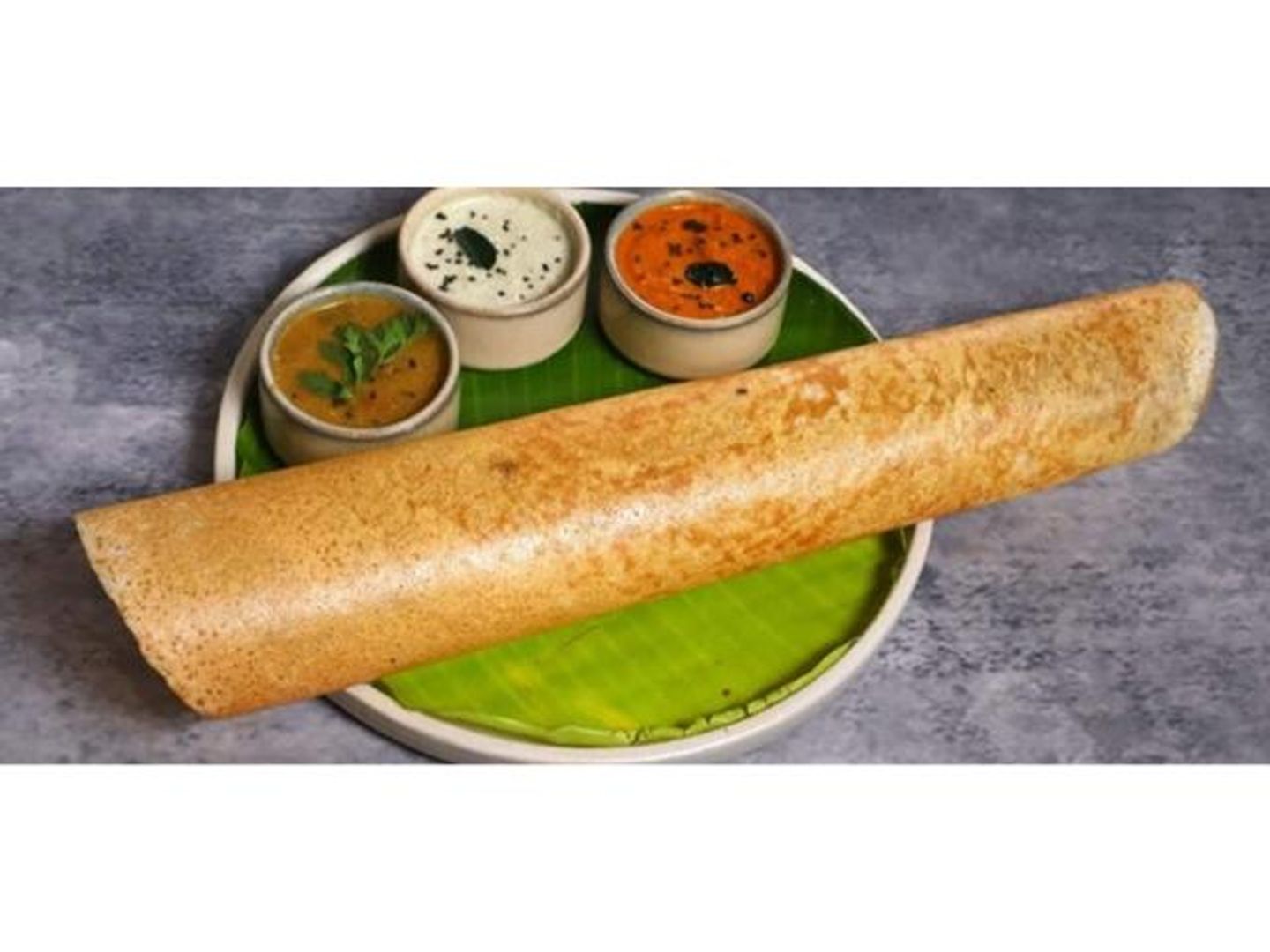 Plain Dosa With Chutney