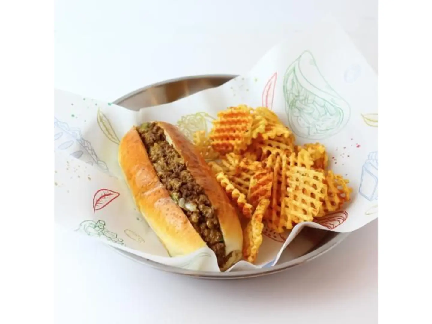 فيلي ستيك لحم وجبة