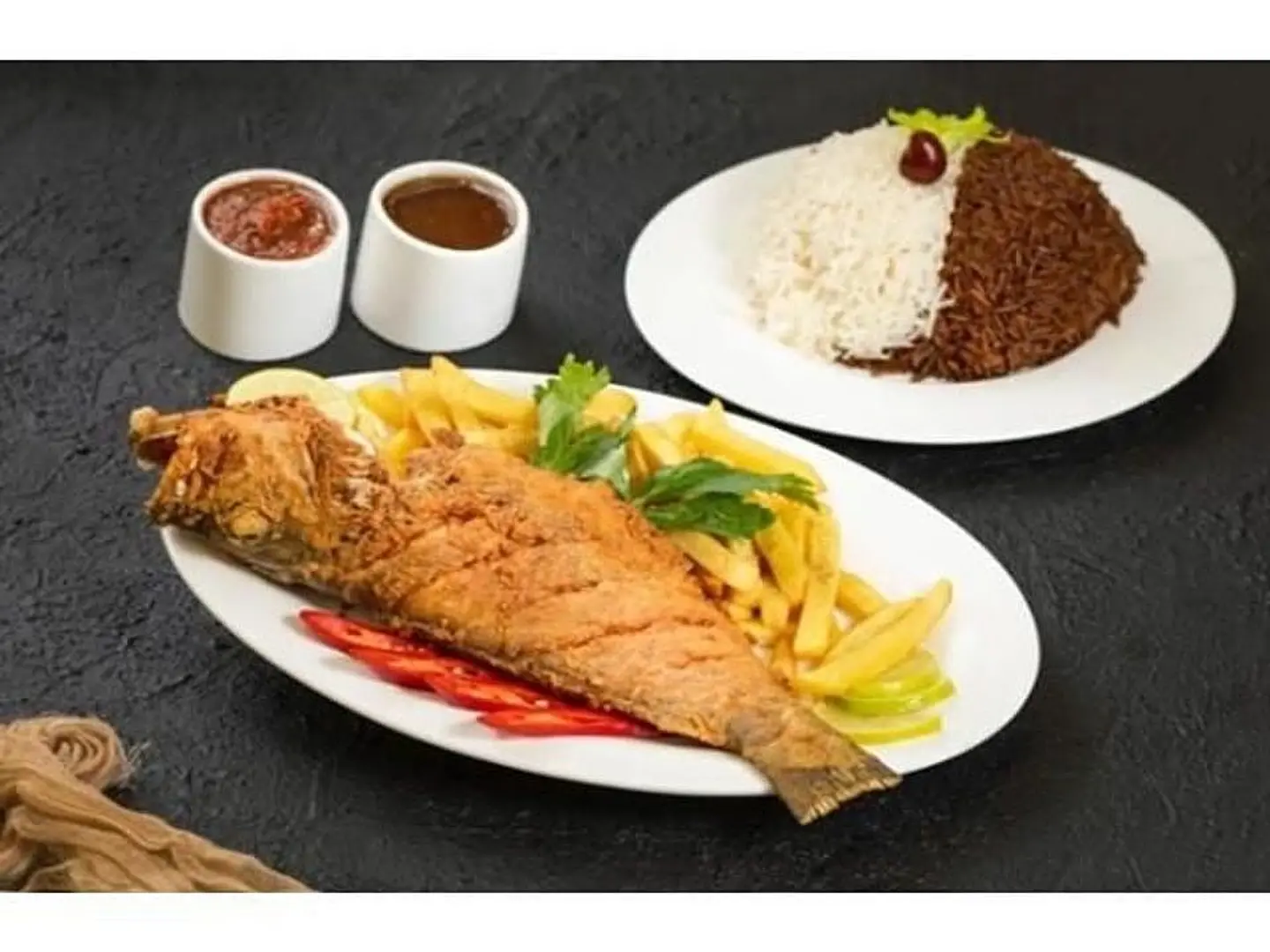 Fried Fish With Rice