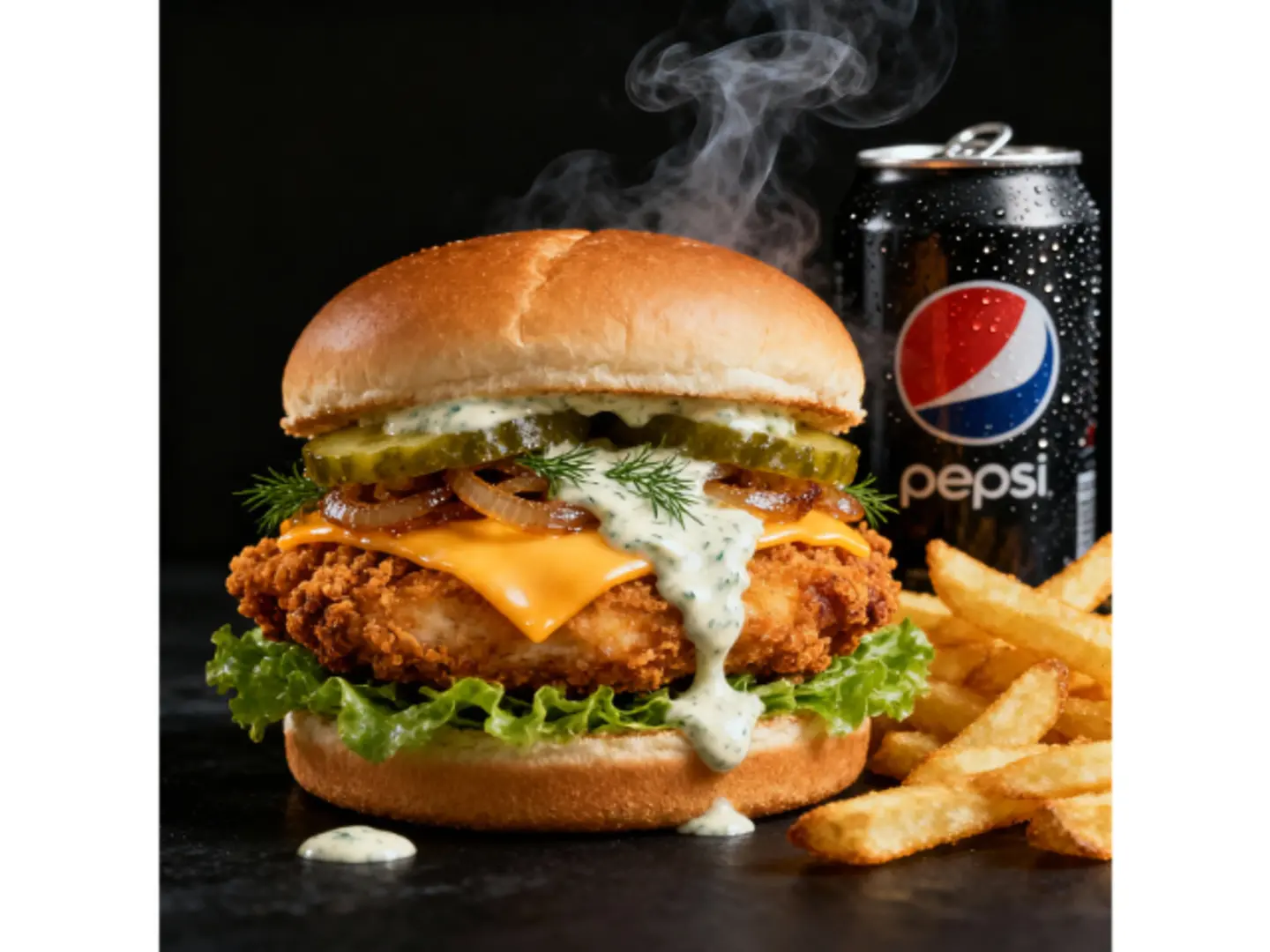 Ranch Chicken Burger