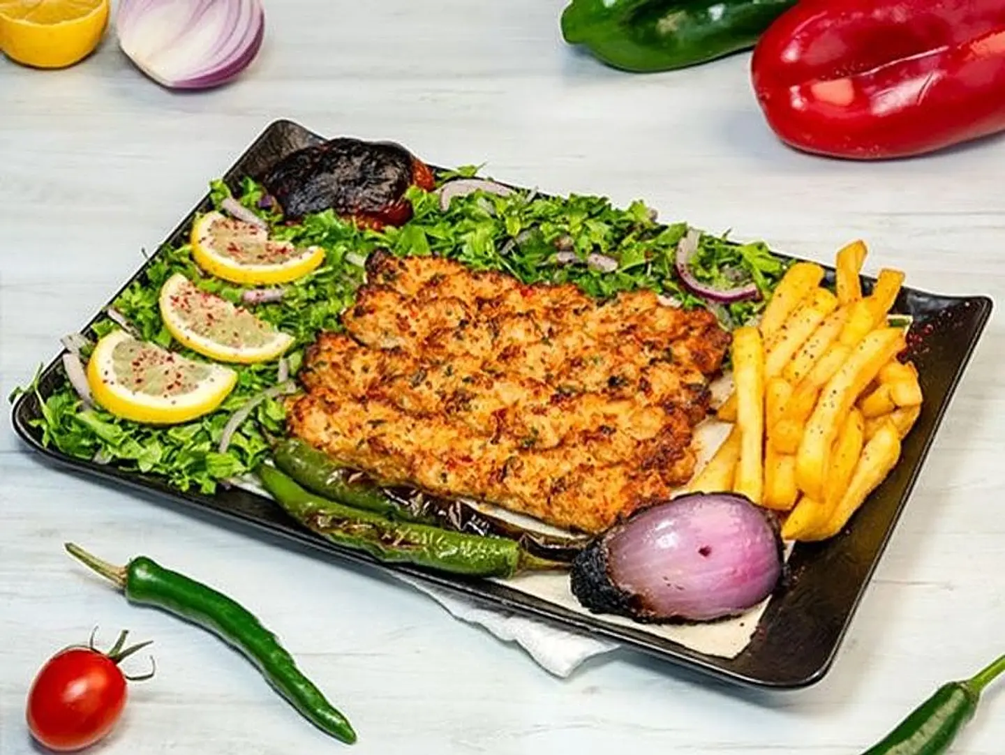 كباب دجاج لشخص واحد