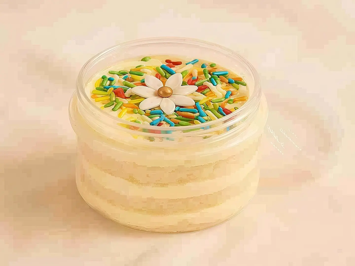 Mini Vanilla Jar Cake 150g Classic Birthday & Gift Dessert For Her, Him, Or Kids