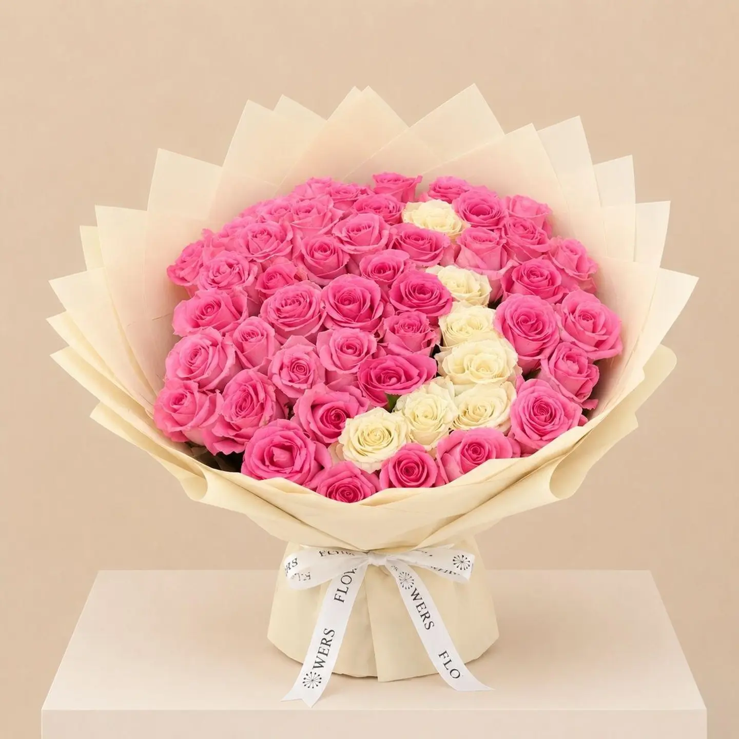 Pink Initial Bouquet