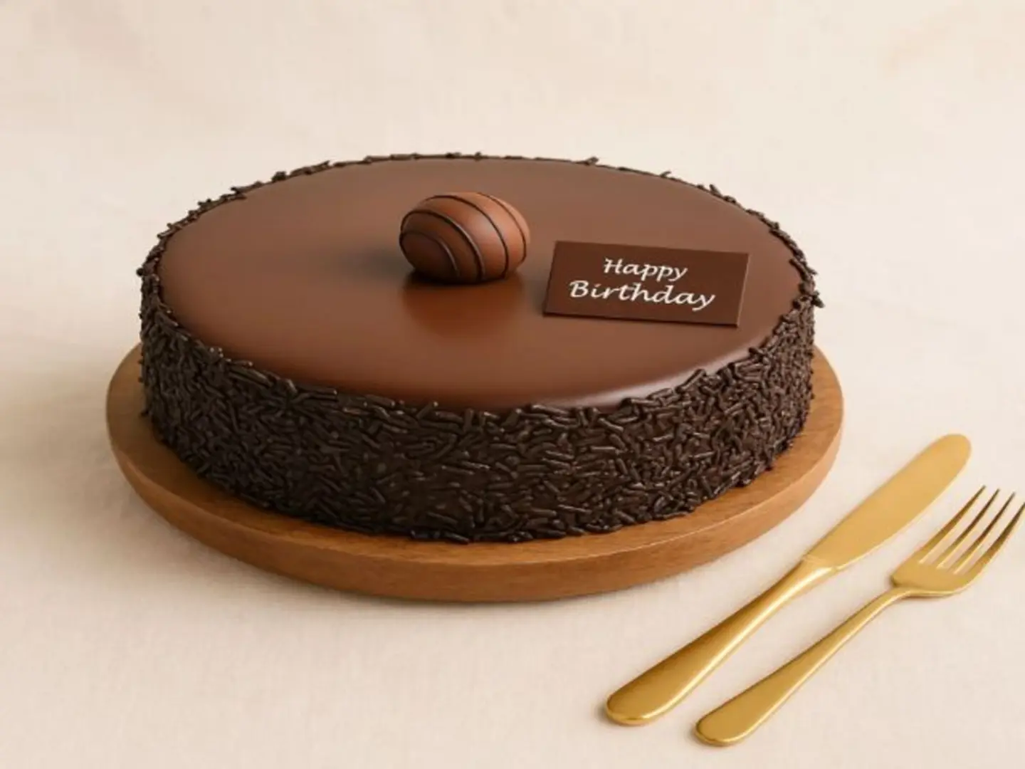 Delightful Chocolate Fudge Cake For Birthdays 500g Gift For Her, Him, Or Kids