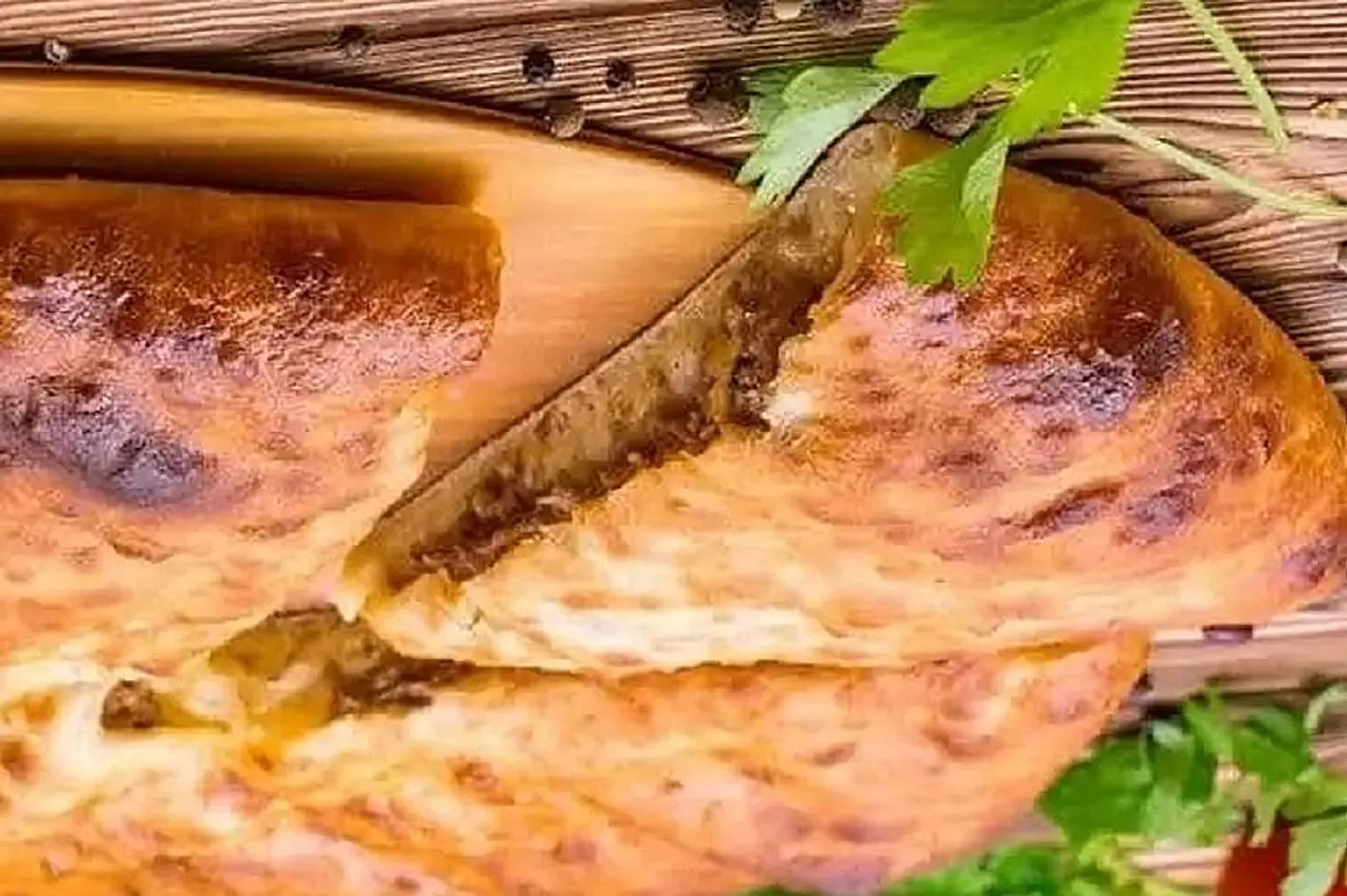 حوواشي بالدجاج والجبنة الموزاريلا