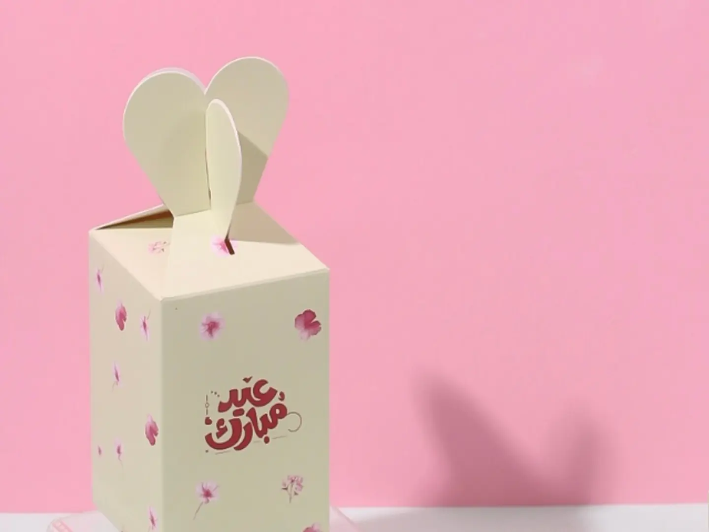 Empty Boxes With A Floral Theme