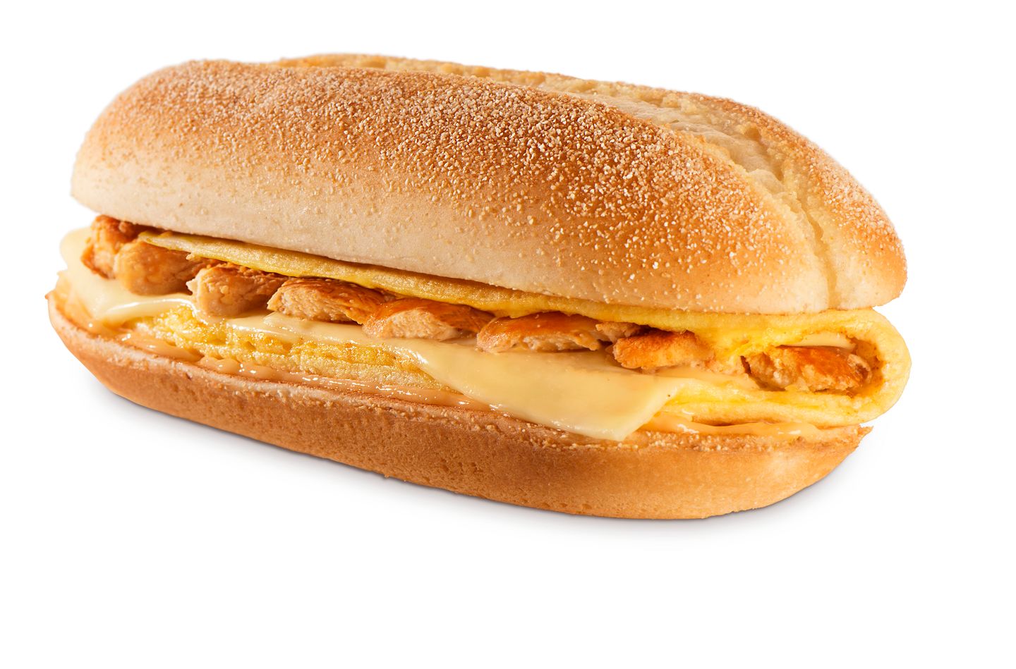 Egg Sandwich With Chicken And Cheese