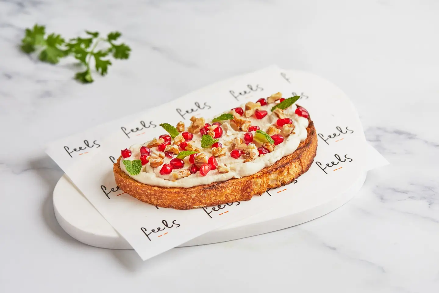 Nutty Labneh Toast