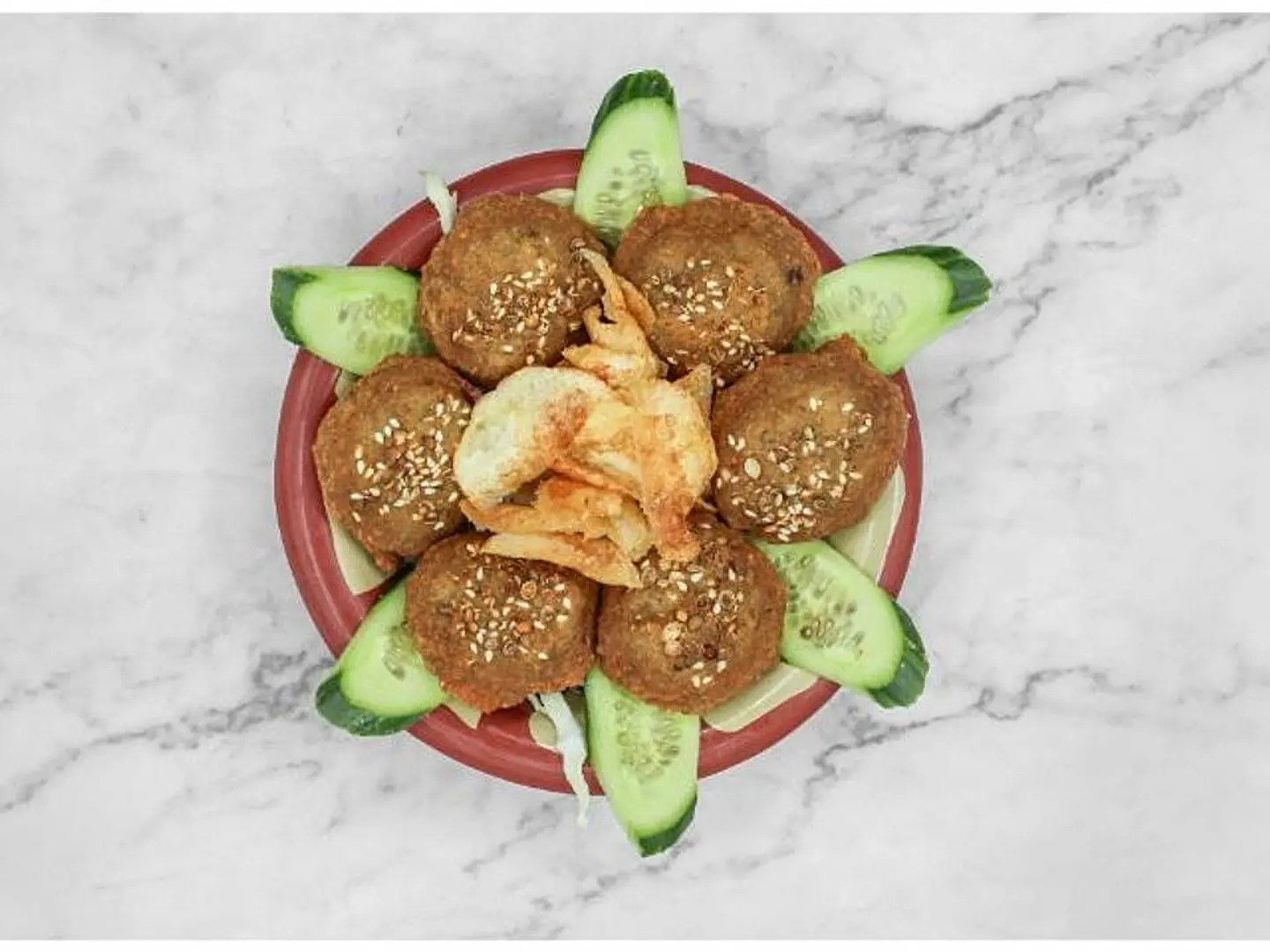 صحن فلافل صغير