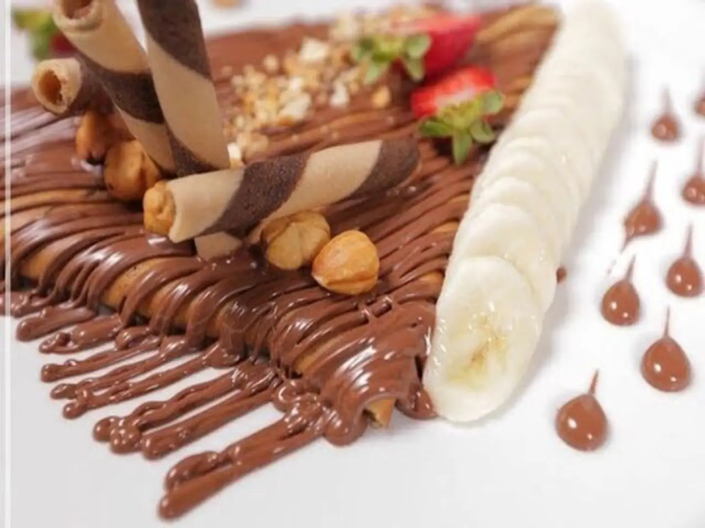 Chocolate Nuts Crepe