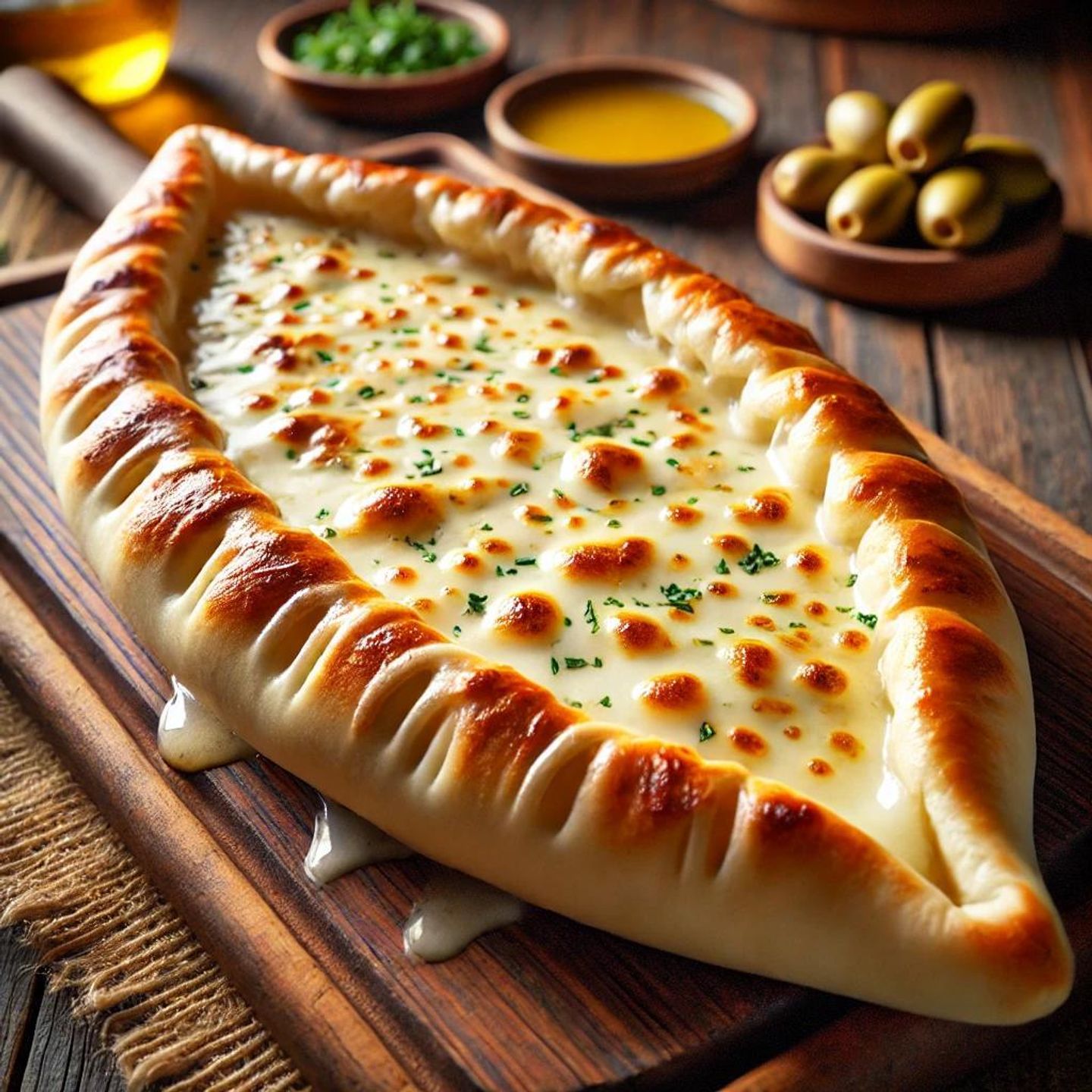 Turkish Liquid Cheese Manakeesh