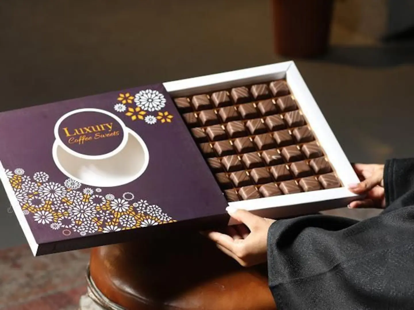 شوكلاتة قهوة مخطط حميدة