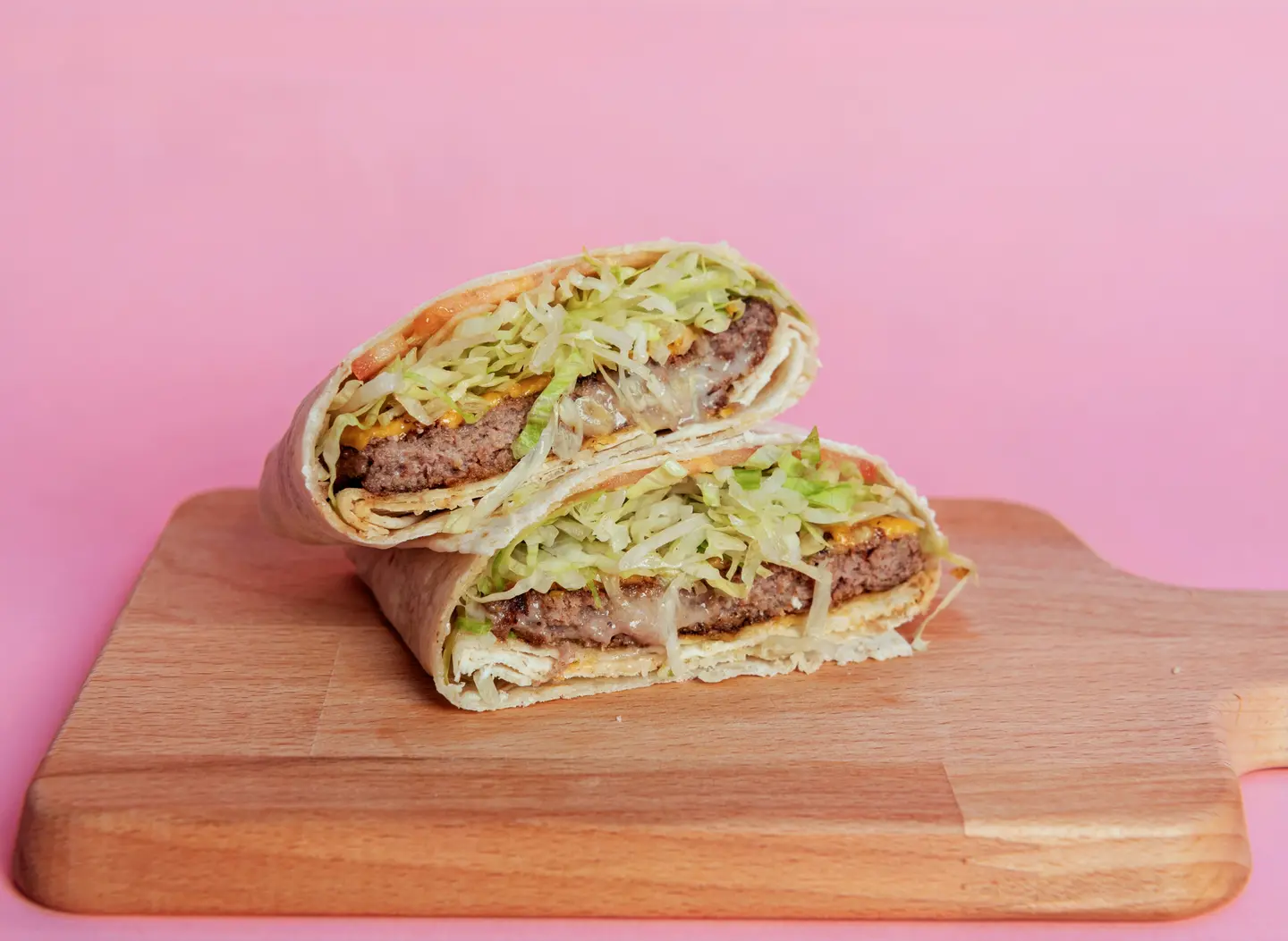 تشيز برجر لحم تورتيلا