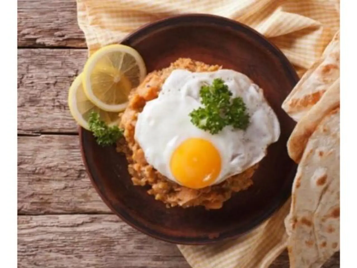 Egg With Fava Beans Plate