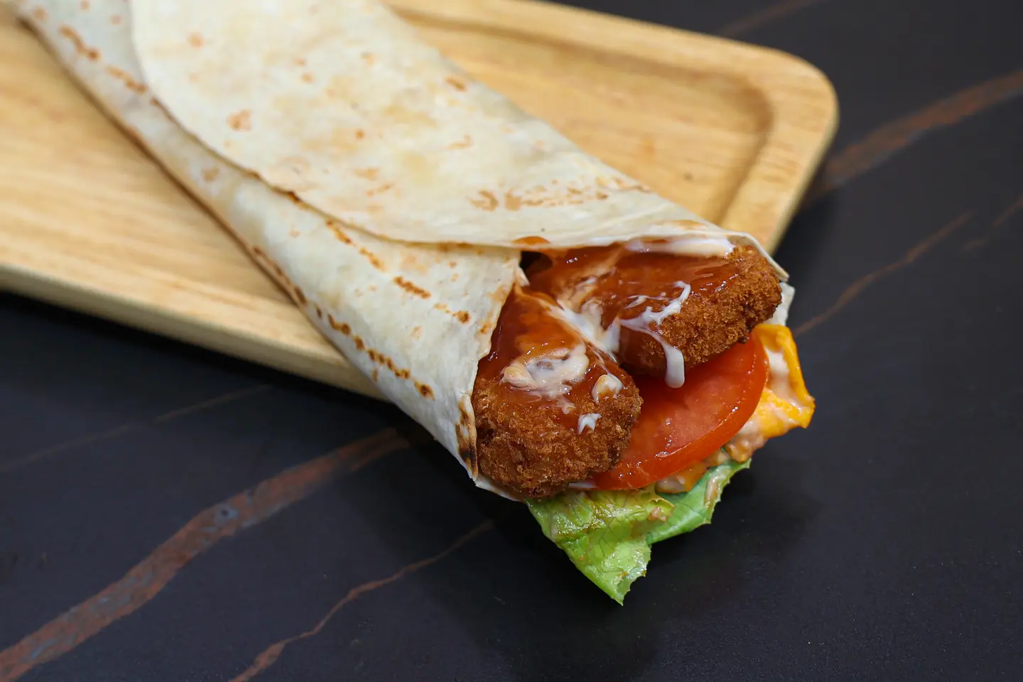 Large Pulled Chicken Twister