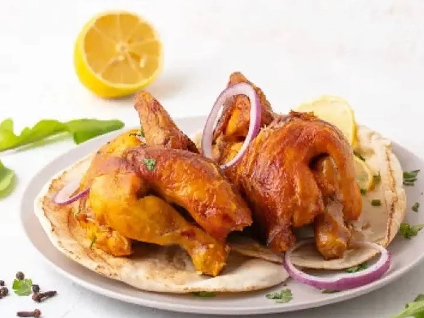 نص دجاجة مندي ساده