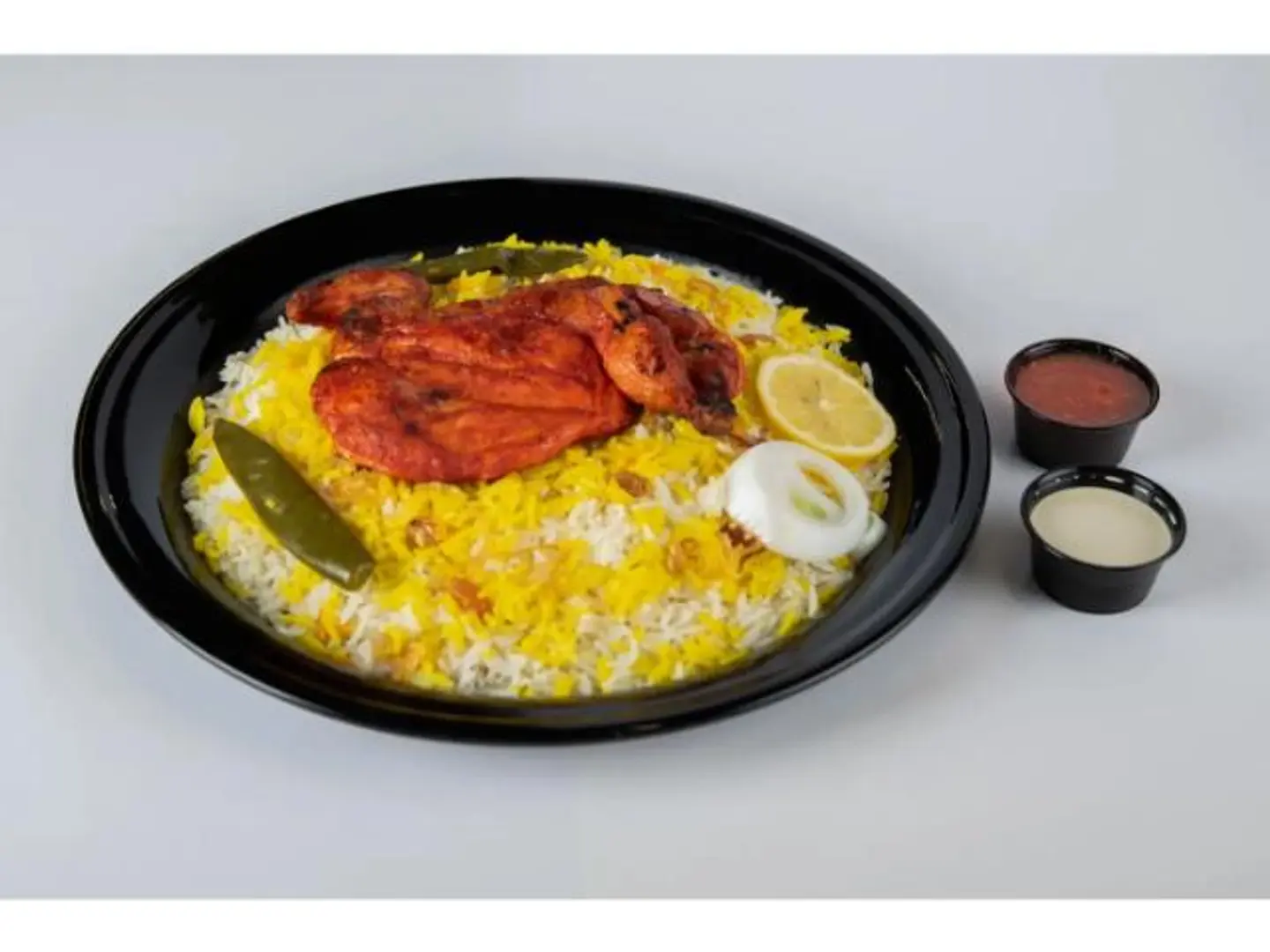 Half Spicy Madbi Chicken With Shabi Rice