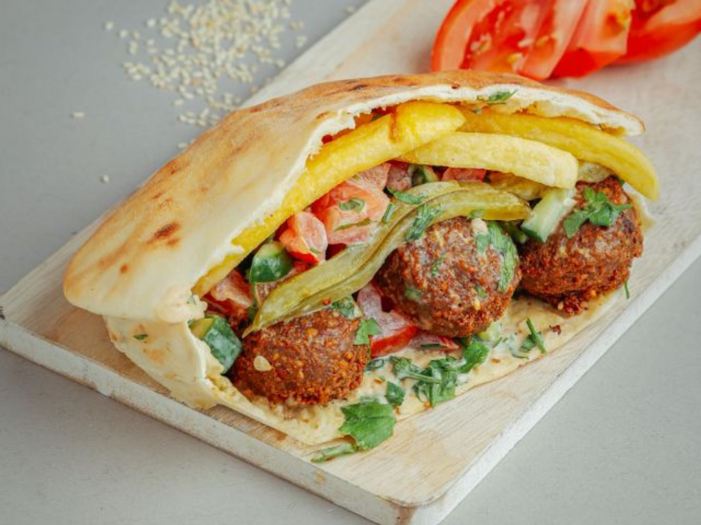 Arabic Falafel Sandwich