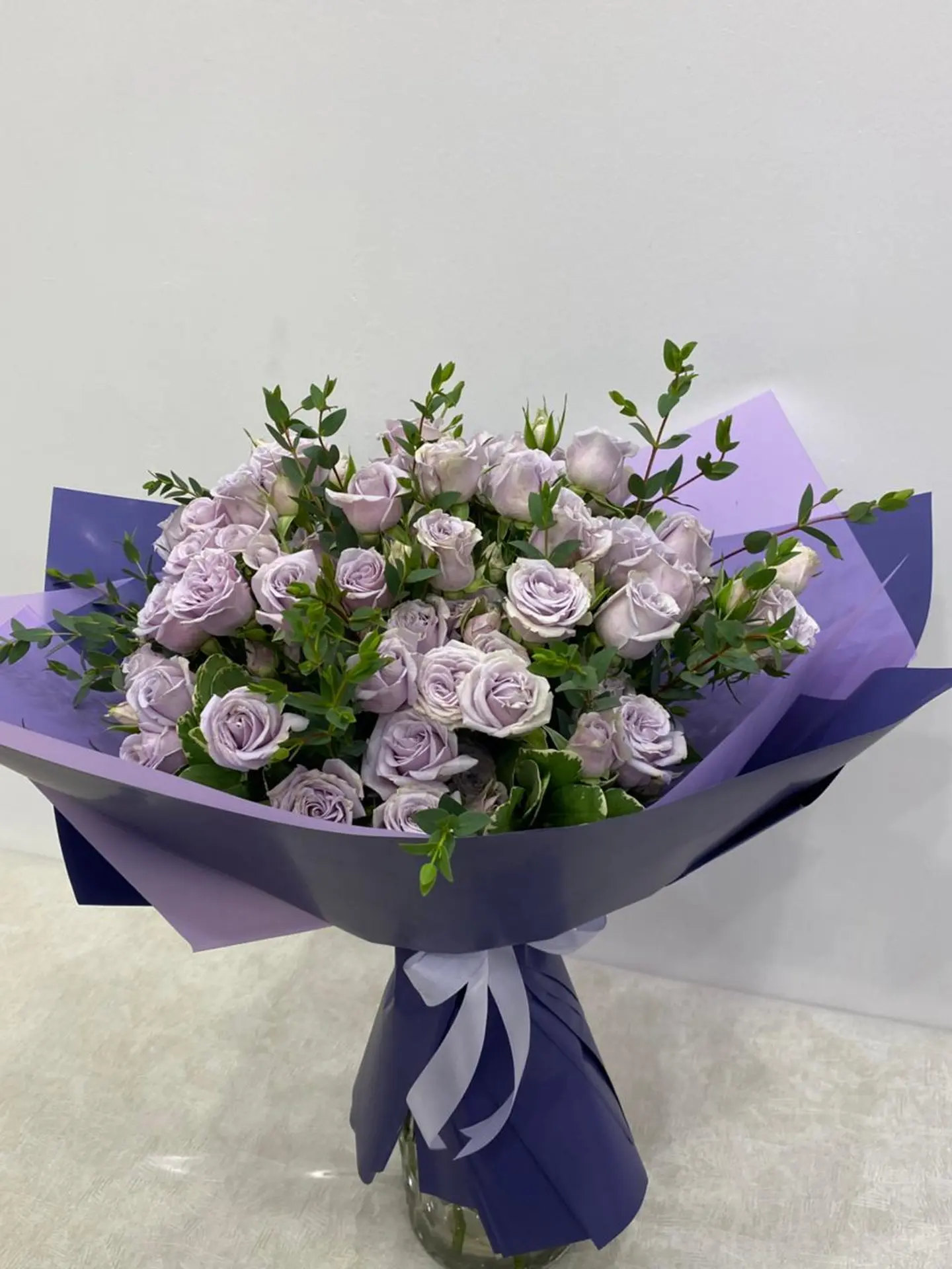 Baby Rose Bouquet Purple 1
