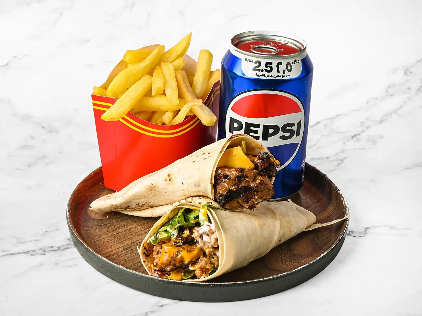 Grilled Beef Roll Meal