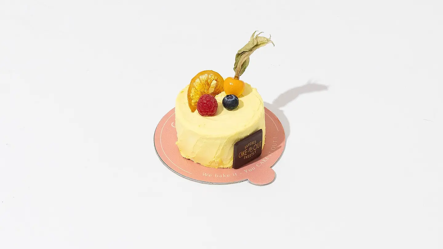 ليمون رازبيري كيك- قطعة