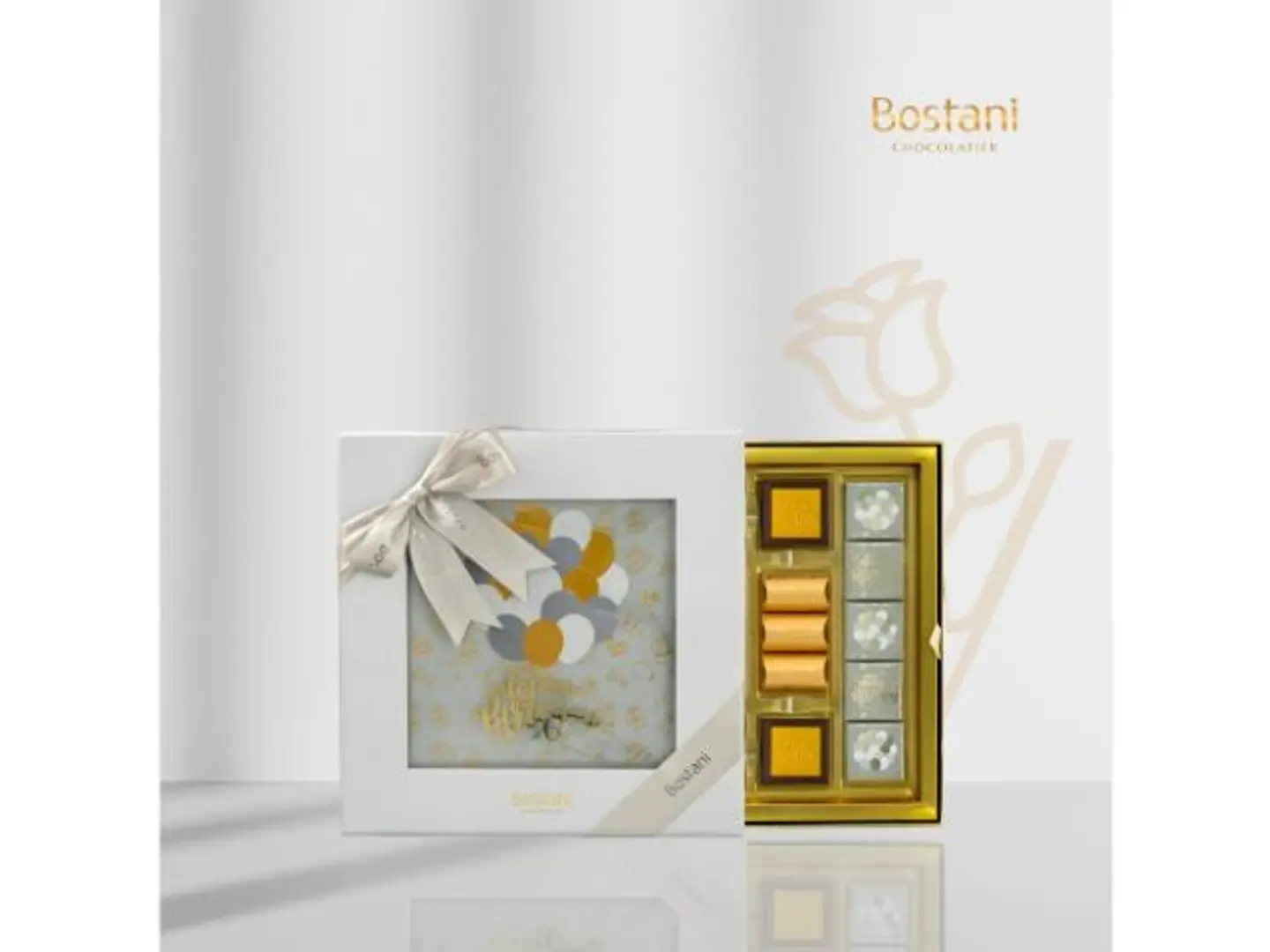 علبة شوكولاته عيد ميلاد سعيد 40 قطعة