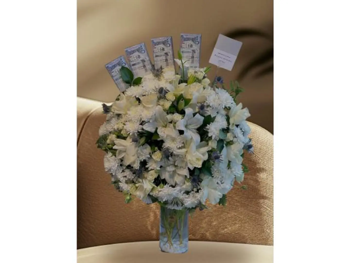 فازه الكريز الابيض والروز الابيض