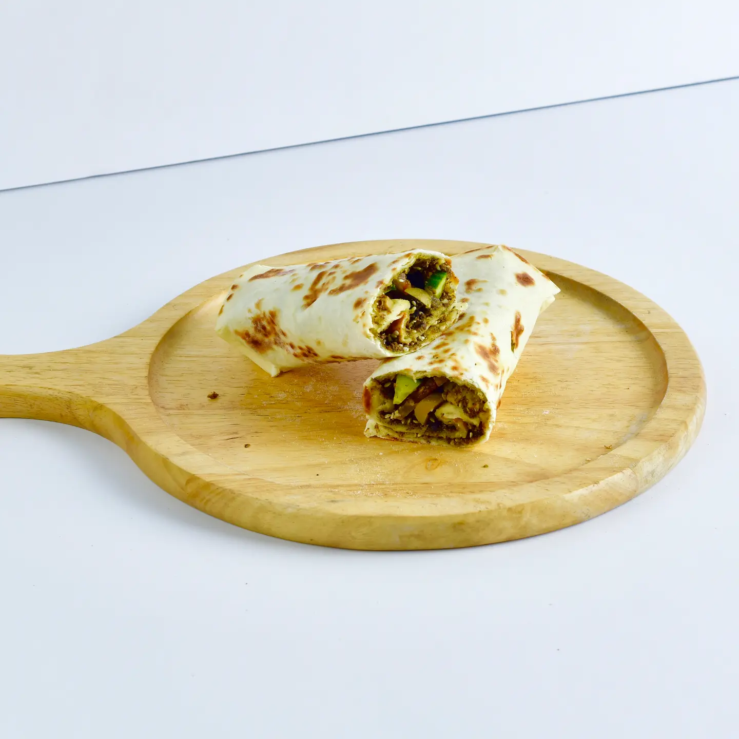 لفة زعتر بالخضار