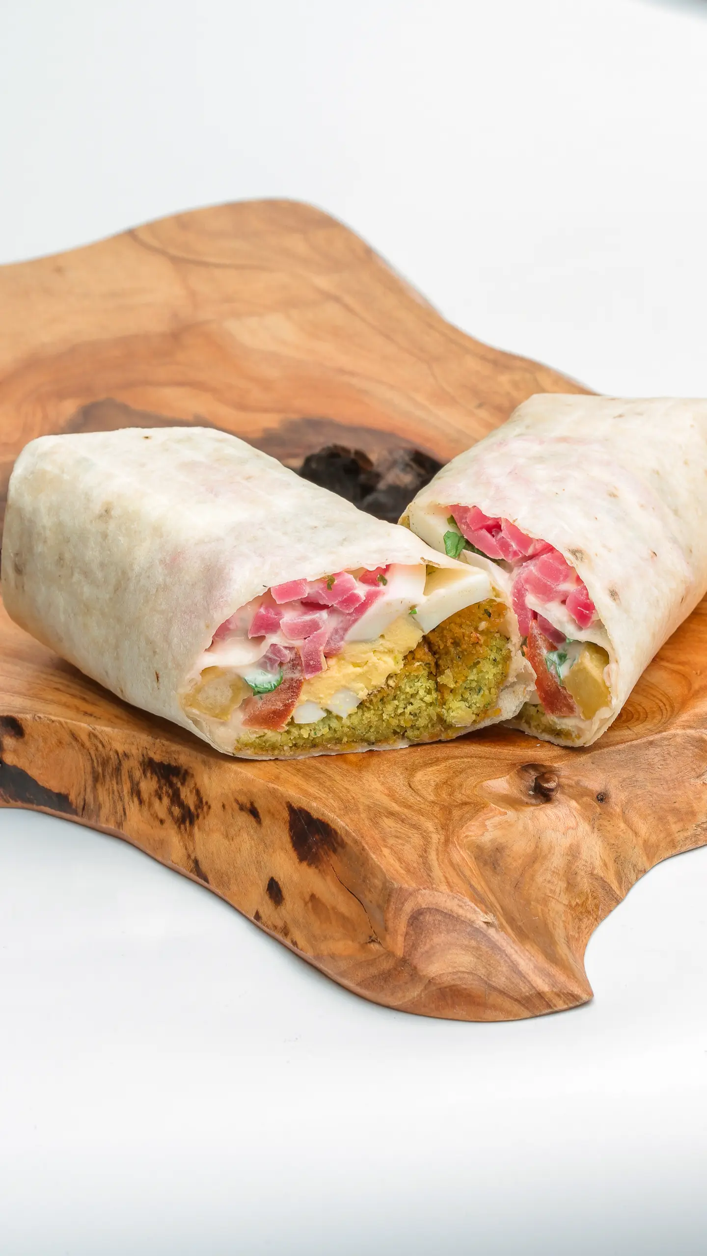 Falafel Saj With Hummus