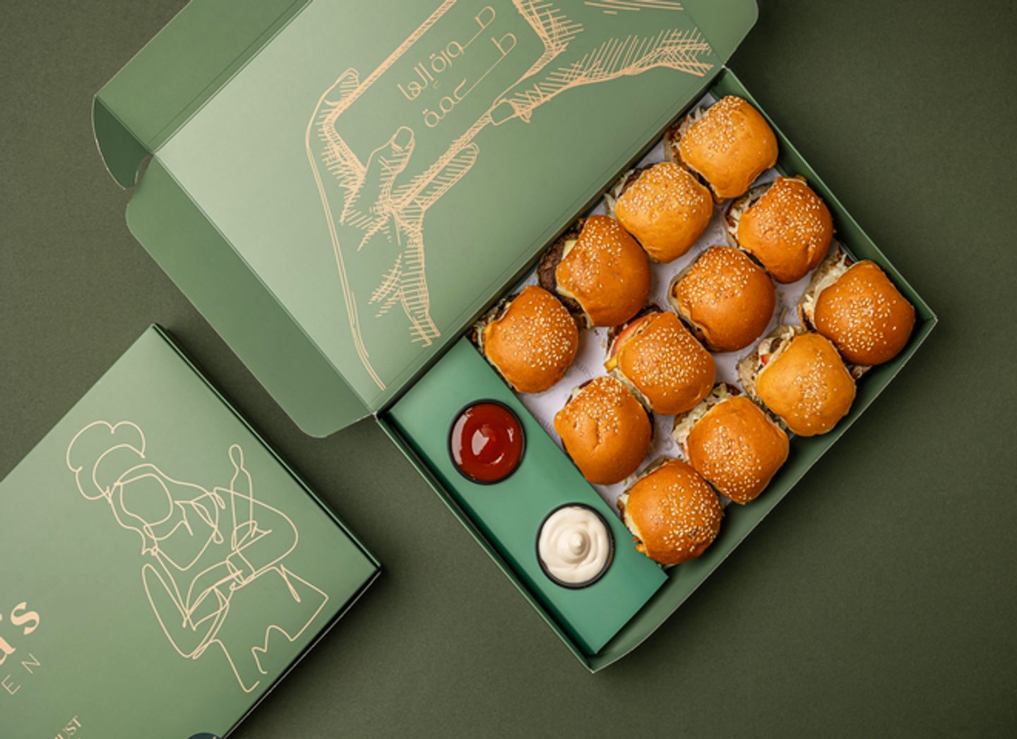 Lebanese Burger Sliders Box