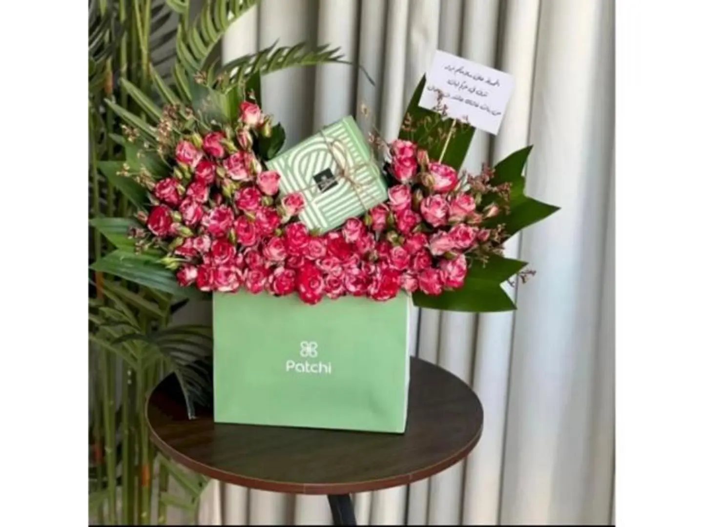 Patchi Chocolate Box With Baby Roses