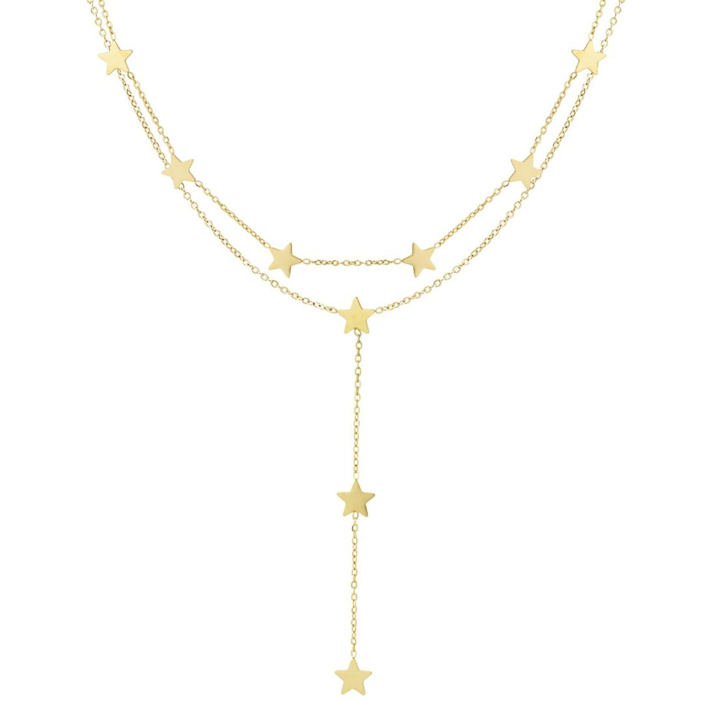 سلسال سيلينا نجوم ذهبي