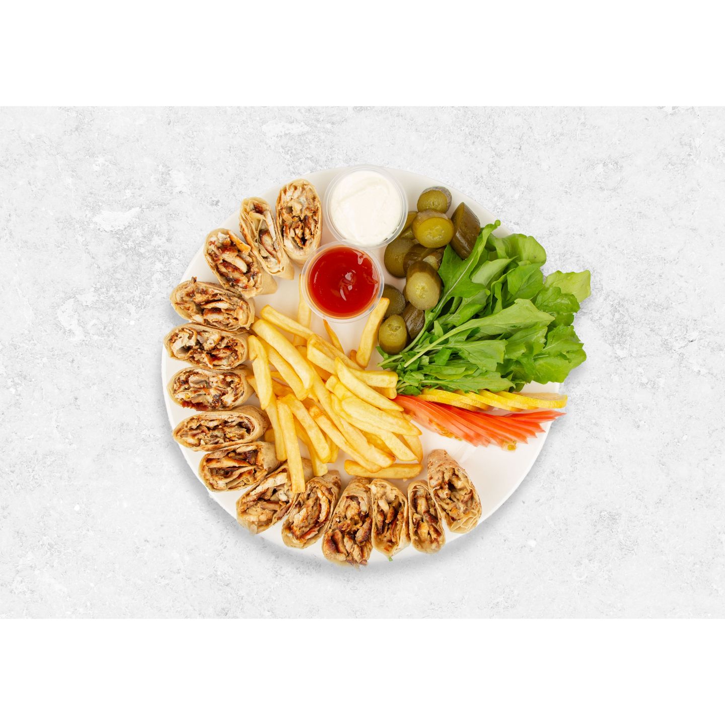صحن عربي نفر ونص