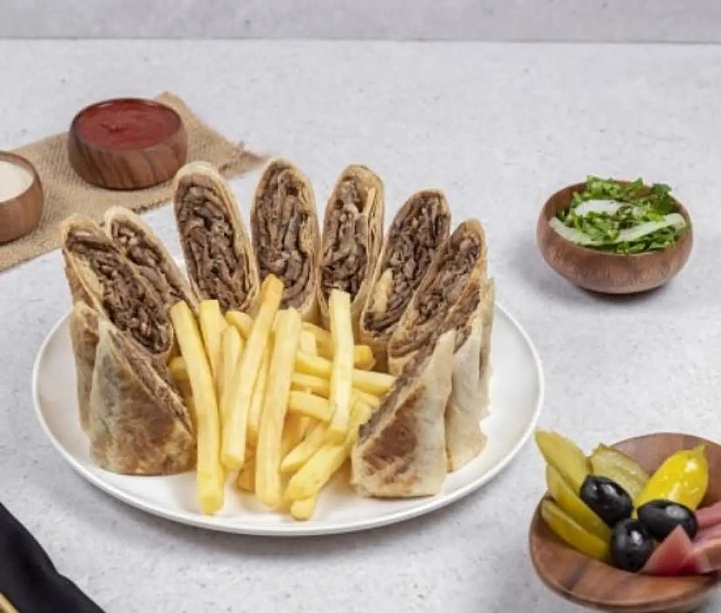شاورما لحم عربي