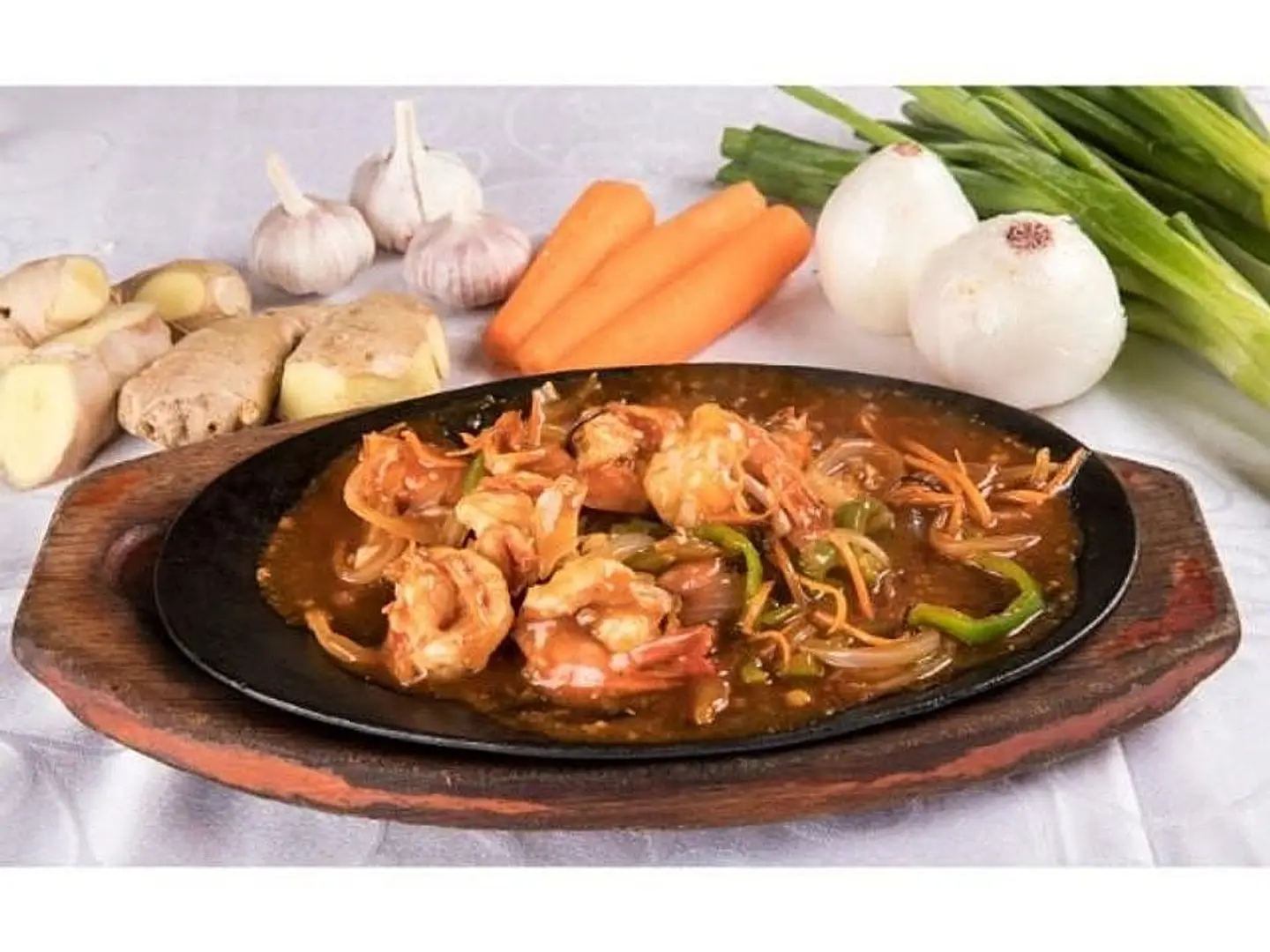 Shrimp With Mushroom And Bamboo Shoots