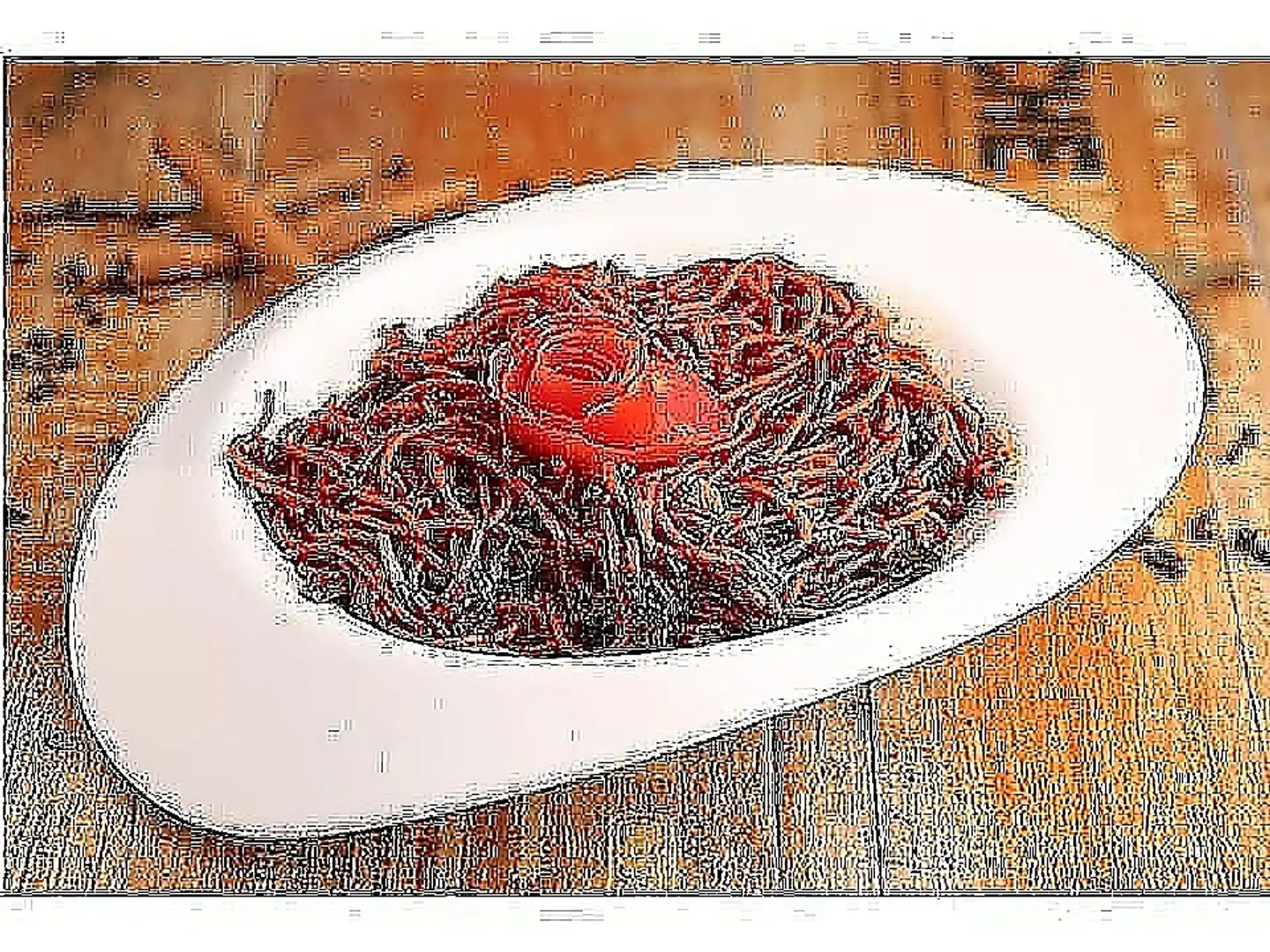 مكرونة صوص احمر باللحمه