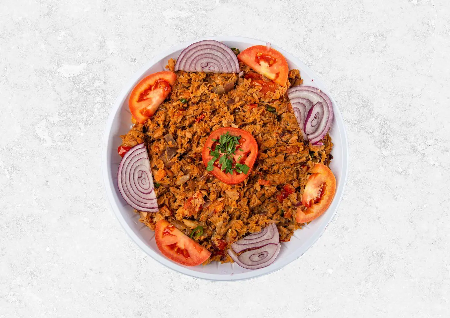 Plate Of Foul With Tuna